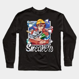 Sneakerhead Cozy Boy Sneakers Kicks Collector Long Sleeve T-Shirt